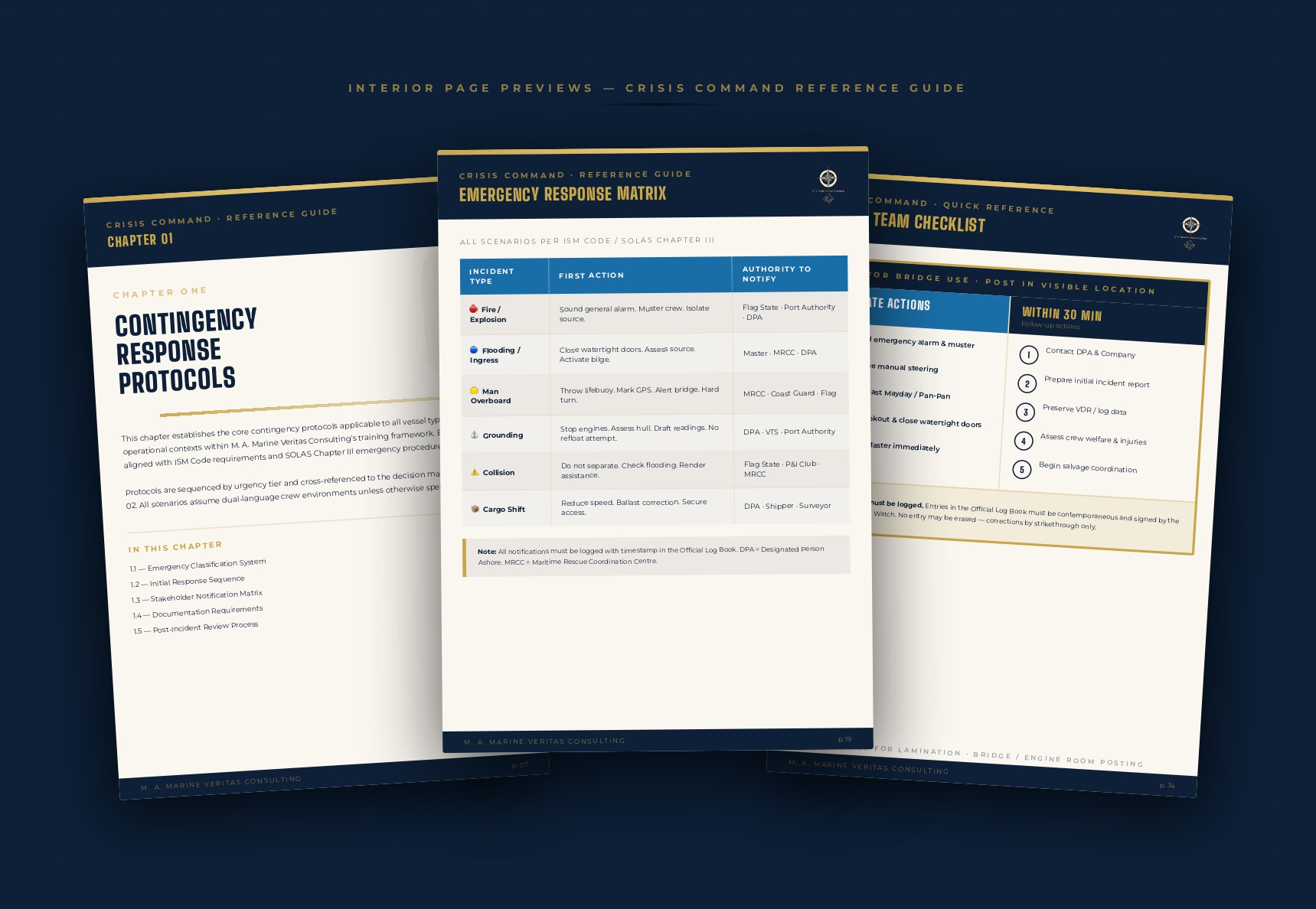 Crisis Command Drills — inside preview of tabletop exercise scenarios — MAMVC