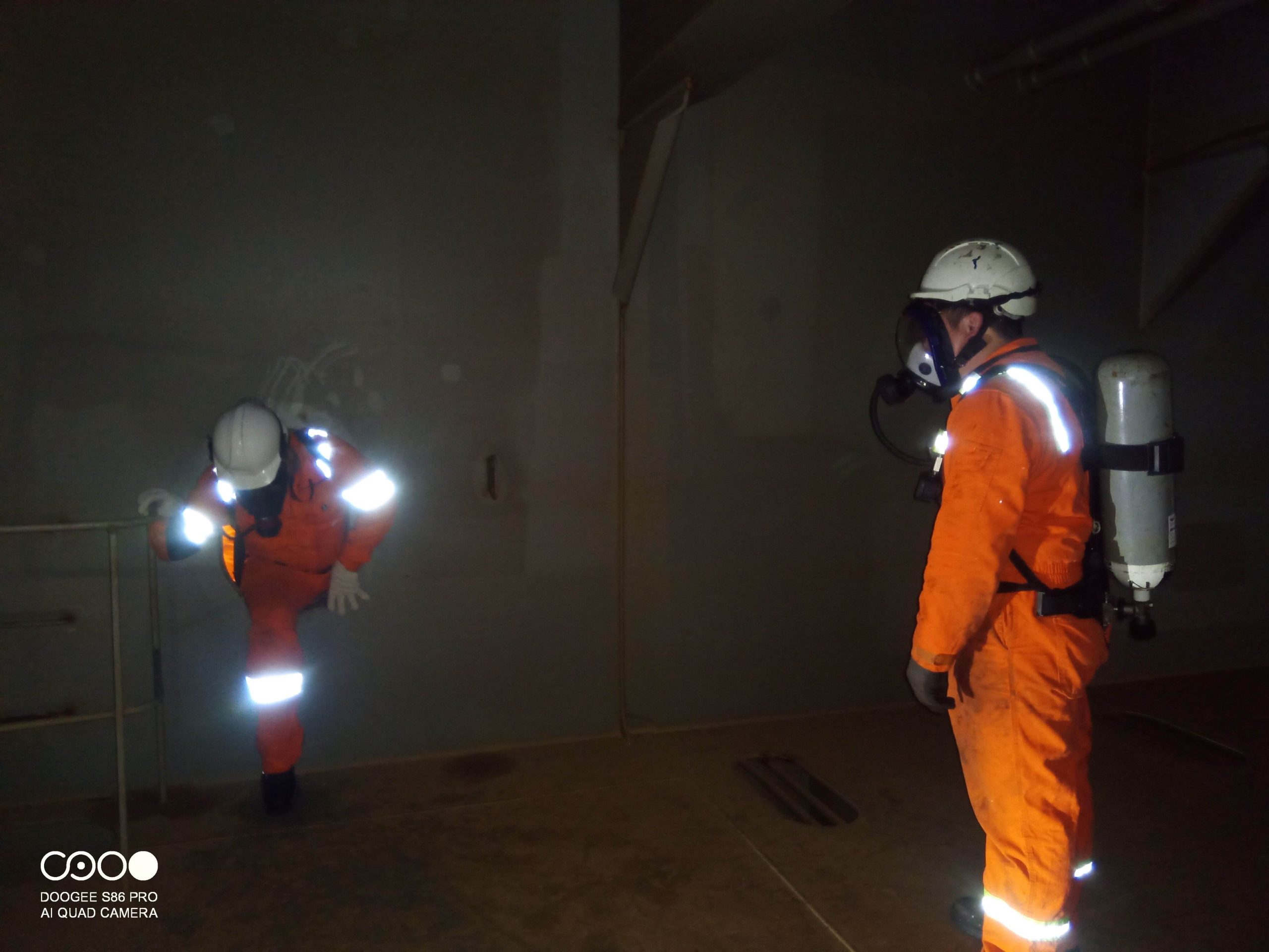 Enclosed space drill